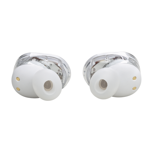 JBL Tune Buds Ghost Edition - White Ghost - True wireless Noise Cancelling earbuds - Back